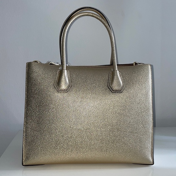 Michael Kors Mercer Large Convertible Tote pale gold - Picture 4 of 8